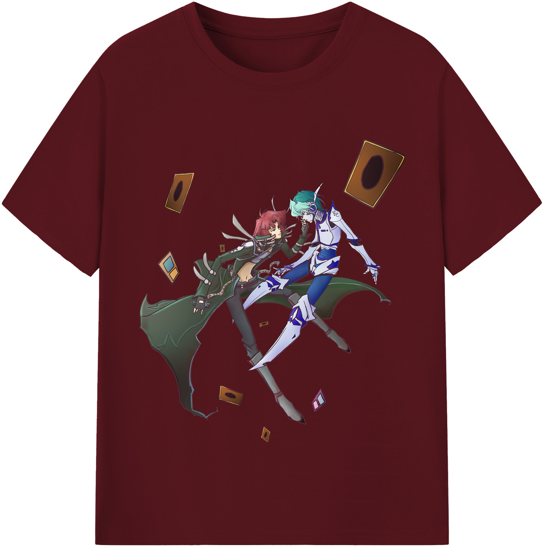 （画像用） 遊☆戯☆王 Yu-Gi-Oh! 綿100％半袖Tシャツ（フロントプリント）